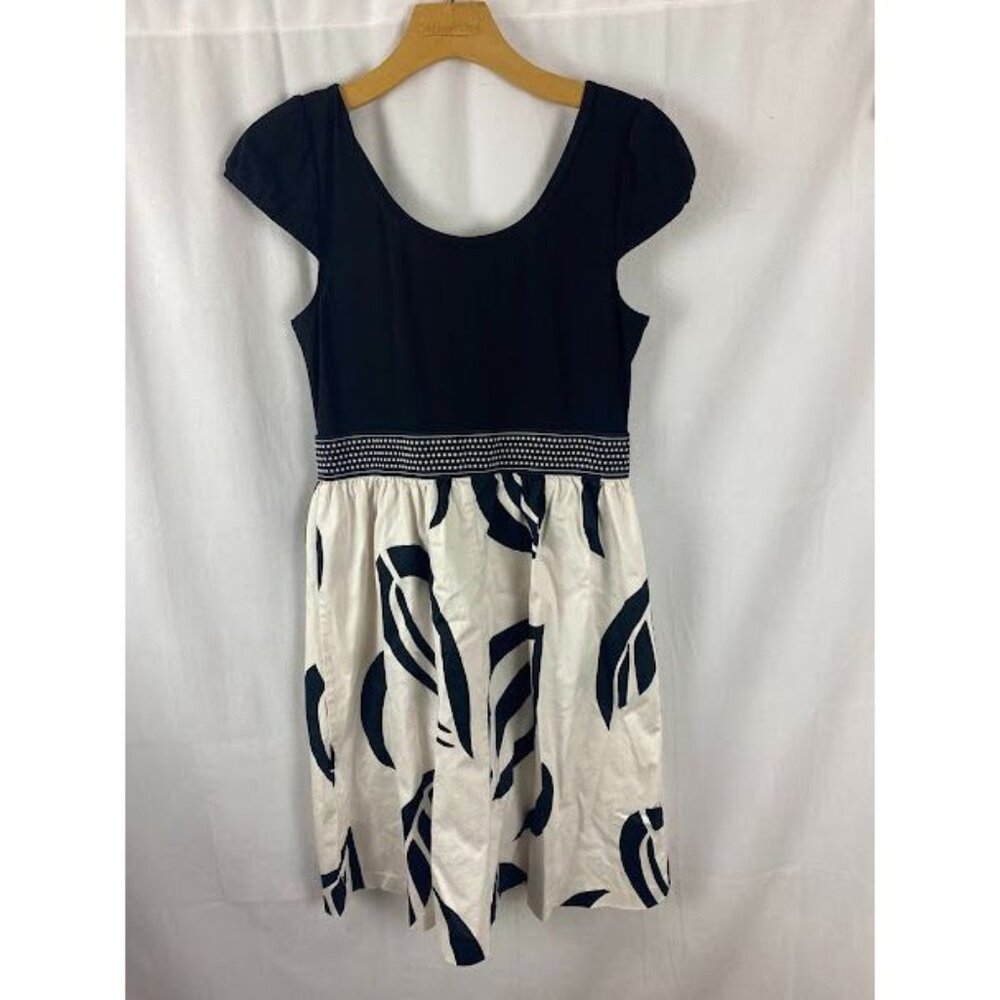 Sangria Cotton Short Sleeve Black/ White‎ Dress Women's Small. - Picture 2 of 10